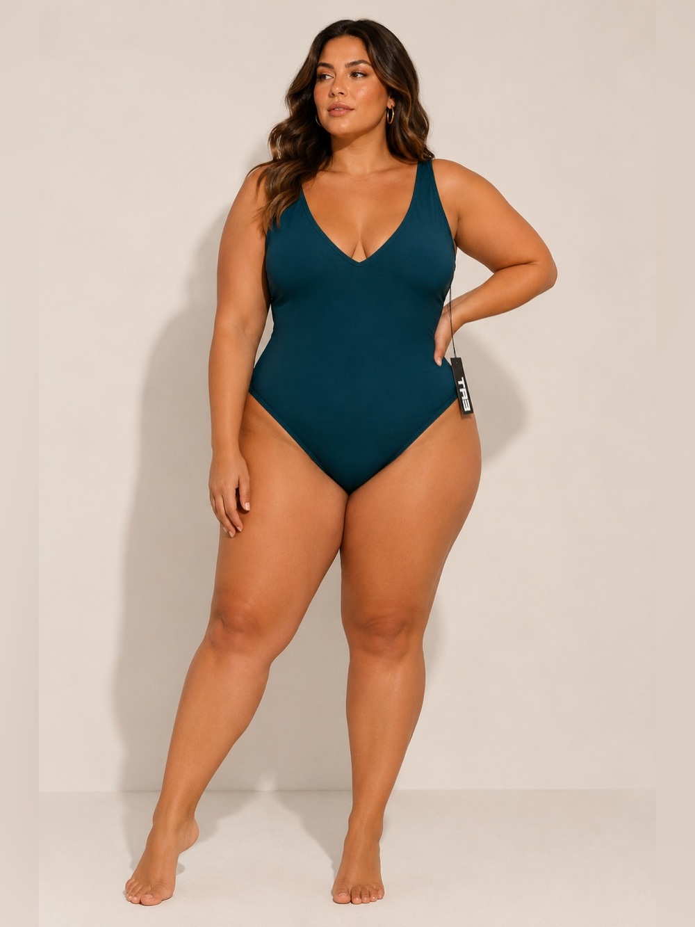 T3 Deep Teal One-Piece Swimsuit